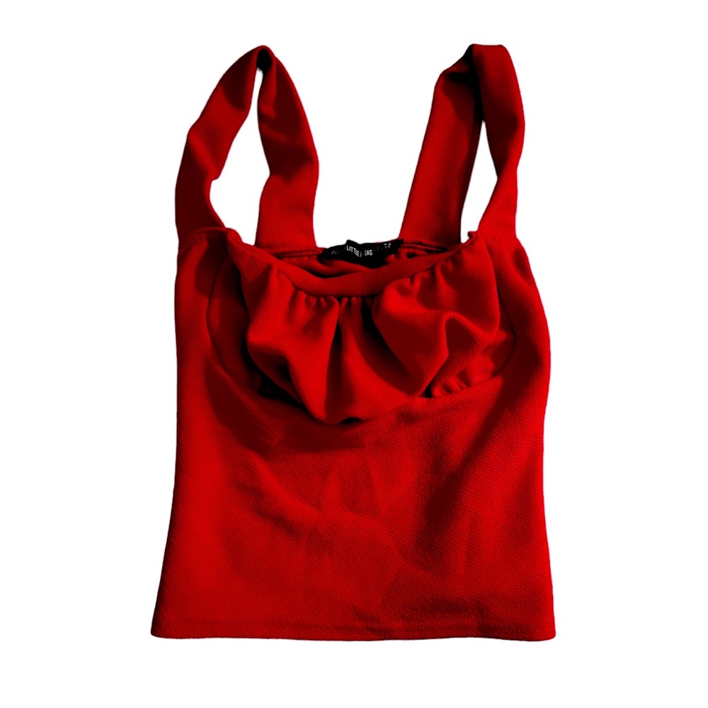 Red 90s Style Top